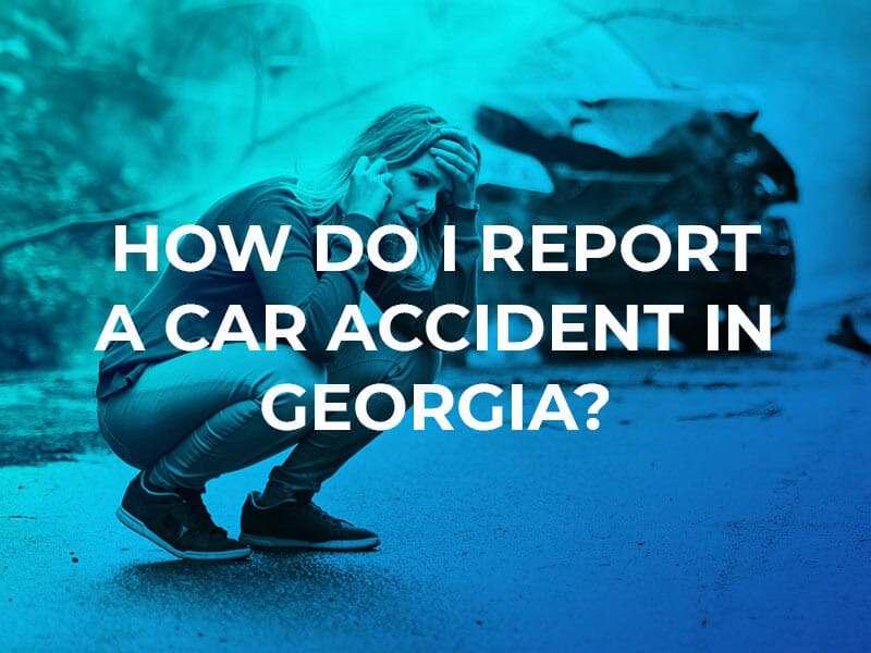 How do I report a car accident in Atlanta?