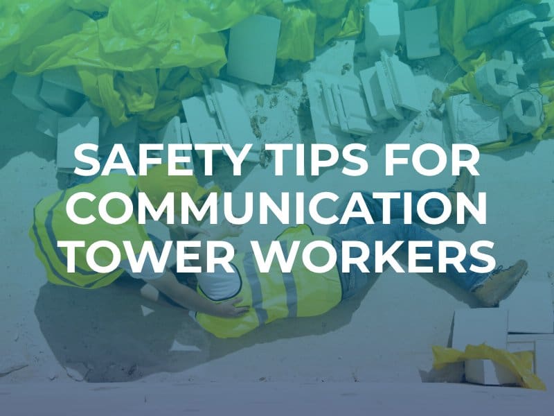 Communication tower workers