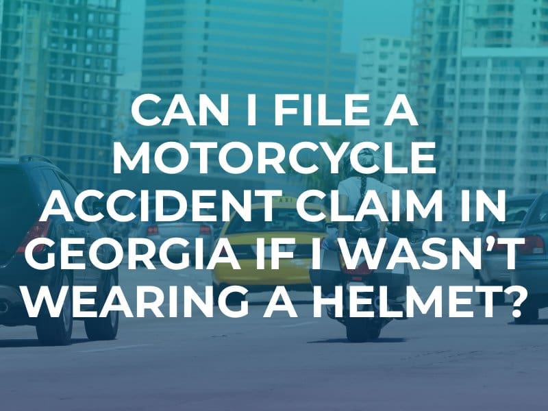 wasn't wearing helmet