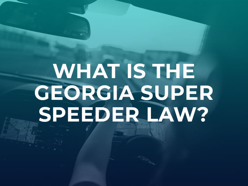 Georgia super speeder law