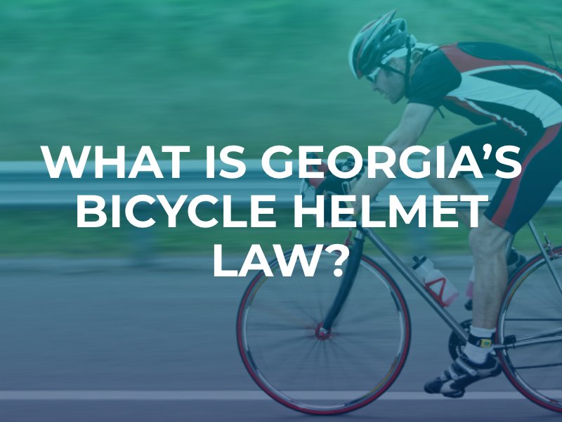 What Is Georgia's Bicycle Helmet Law?