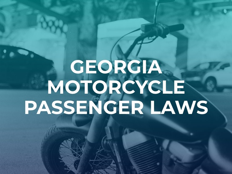 Georgia Motorcycle Passenger Laws