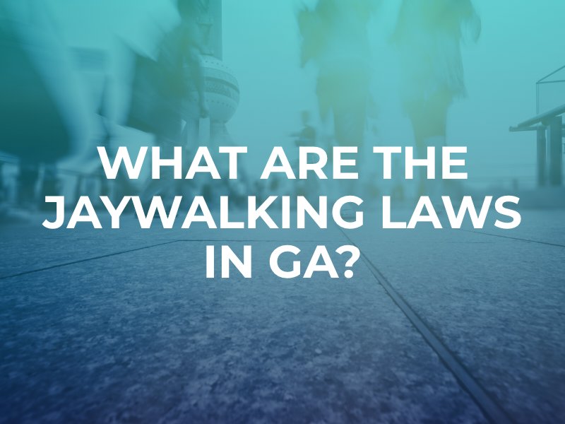 GA jaywalking laws
