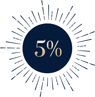 5%